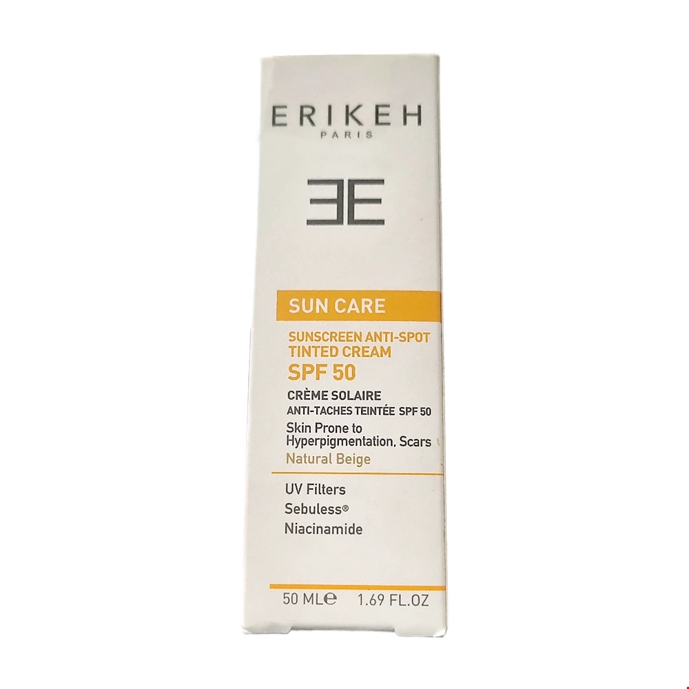 فلوئید ضد آفتاب و ضد لک SPF5 0 رنگی اریکه 50 میلی لیتری