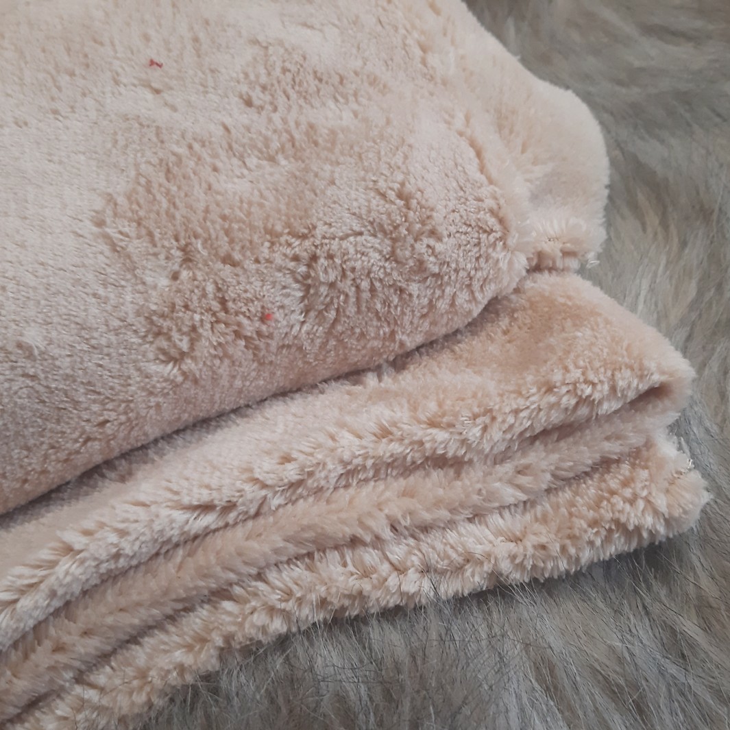 پارچه تدی خرگوشی نسکافه ای