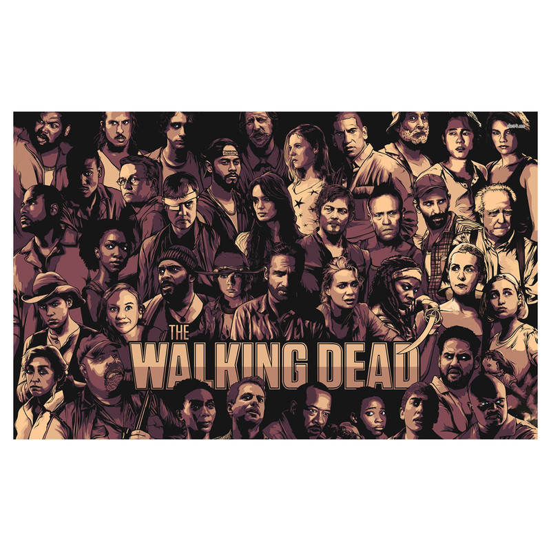 تابلو شاسی مدل سریال واکینگ دد کد 13 | دنیای قاب