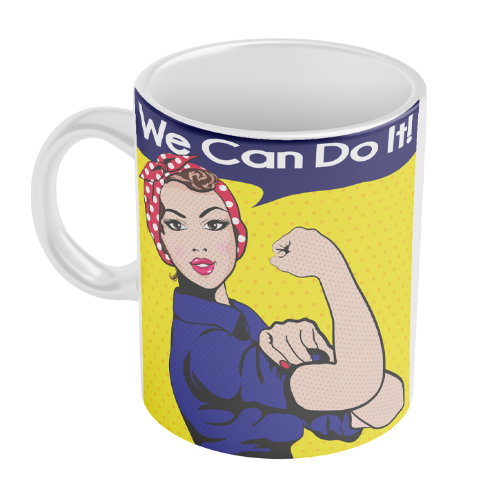 ماگ طرح we can do it