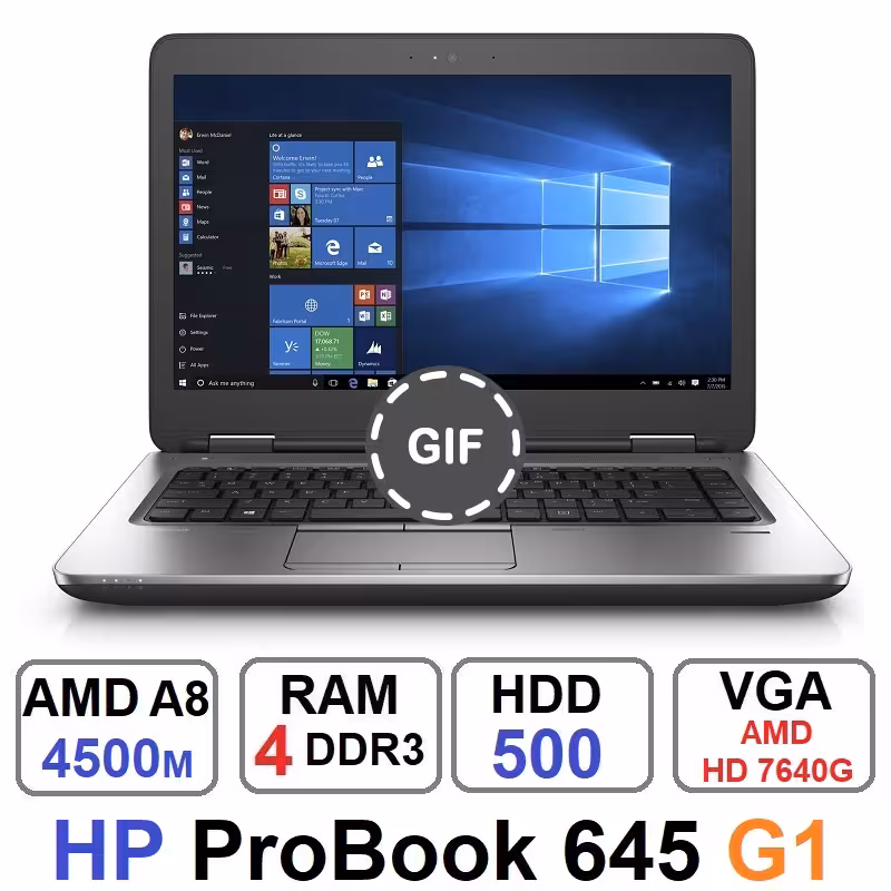 لپتاپ HP ProBook 645G1 پردازنده A8-4500M رم4