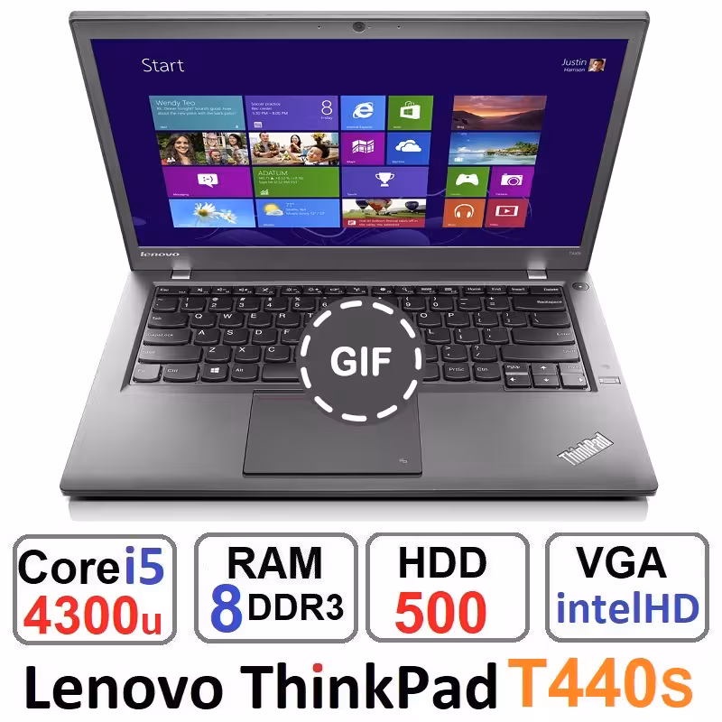 لپ تاپ لنوو Lenovo ThinkPad T440s Core i5 4300u رم8