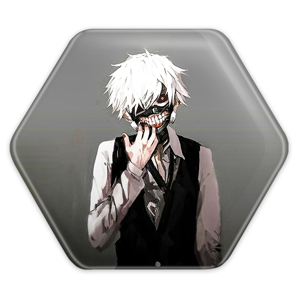 پیکسل خندالو طرح انیمه توکیو غول مدل شش ضلعی کد 4901