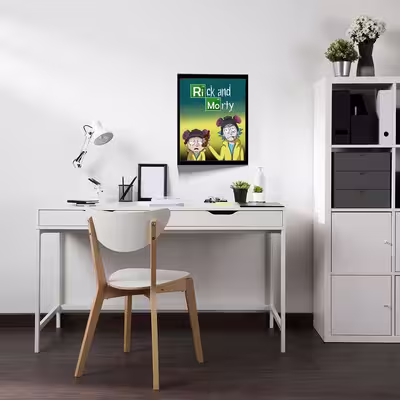 تابلو مدل Rick &amp; Morty کد F-1067