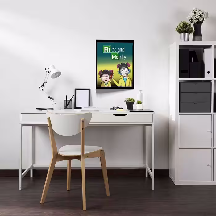 تابلو مدل Rick &amp; Morty کد F-1067