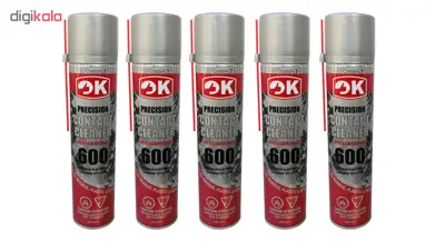 اسپری خشک اوکی مدل Contact Cleaner 600 بسته 5 عددی