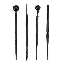 ابزار سفالگری به گز مدل سمبه گلسازی مجموعه 4 عددی