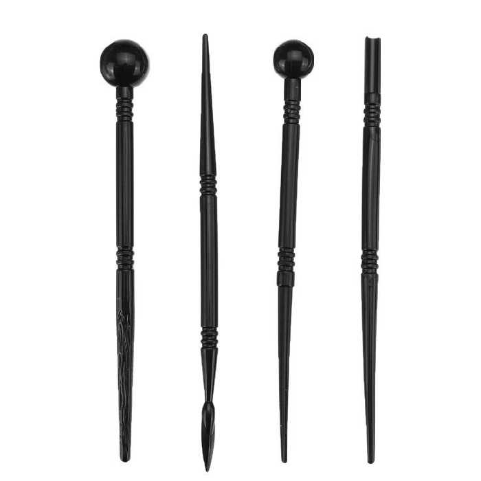 ابزار سفالگری به گز مدل سمبه گلسازی مجموعه 4 عددی