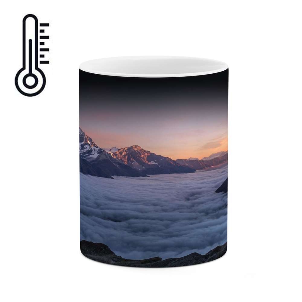 ماگ حرارتی کاکتی طرح منظره مدل mgh16273