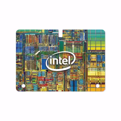 برچسب پوششی ماهوت مدل Intel Brand مناسب برای تبلت سامسونگ Galaxy Tab S 10.5 2014 T800