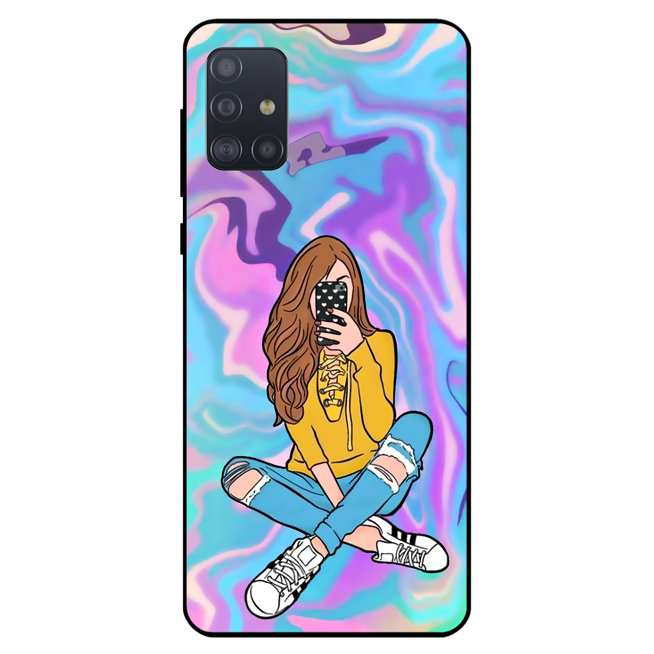 کاور مگافون کد 7592 مناسب برای گوشی موبایل سامسونگ Galaxy A51