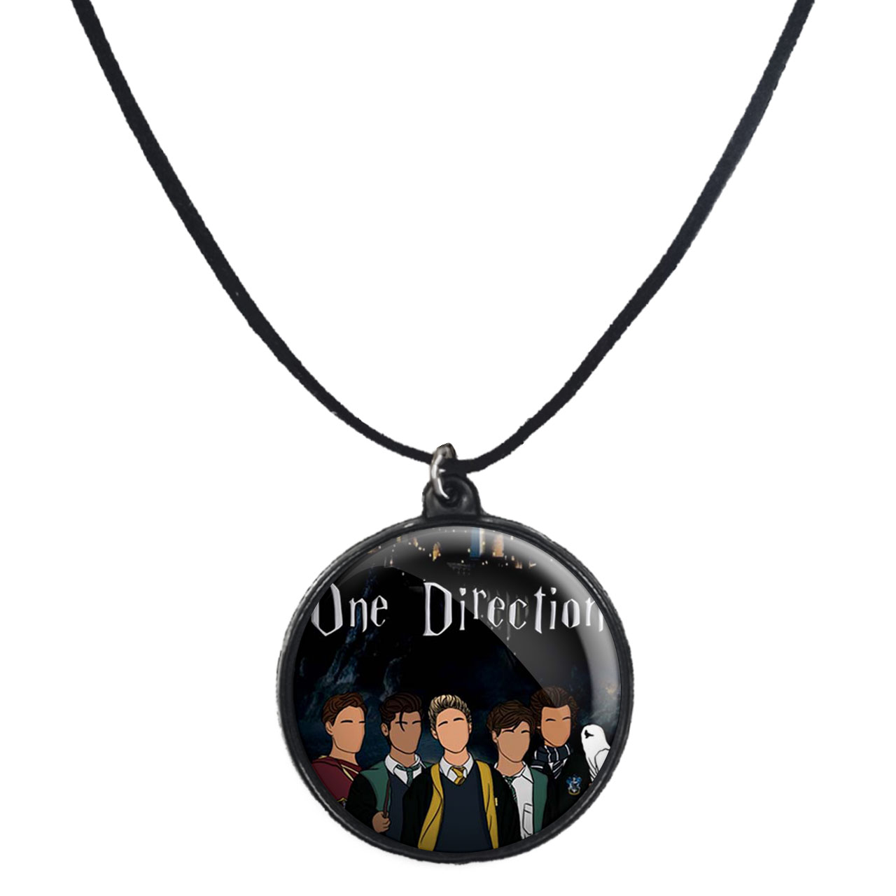 گردنبند پرمانه طرح One Direction کد pmb.13524 مدل دو طرفه