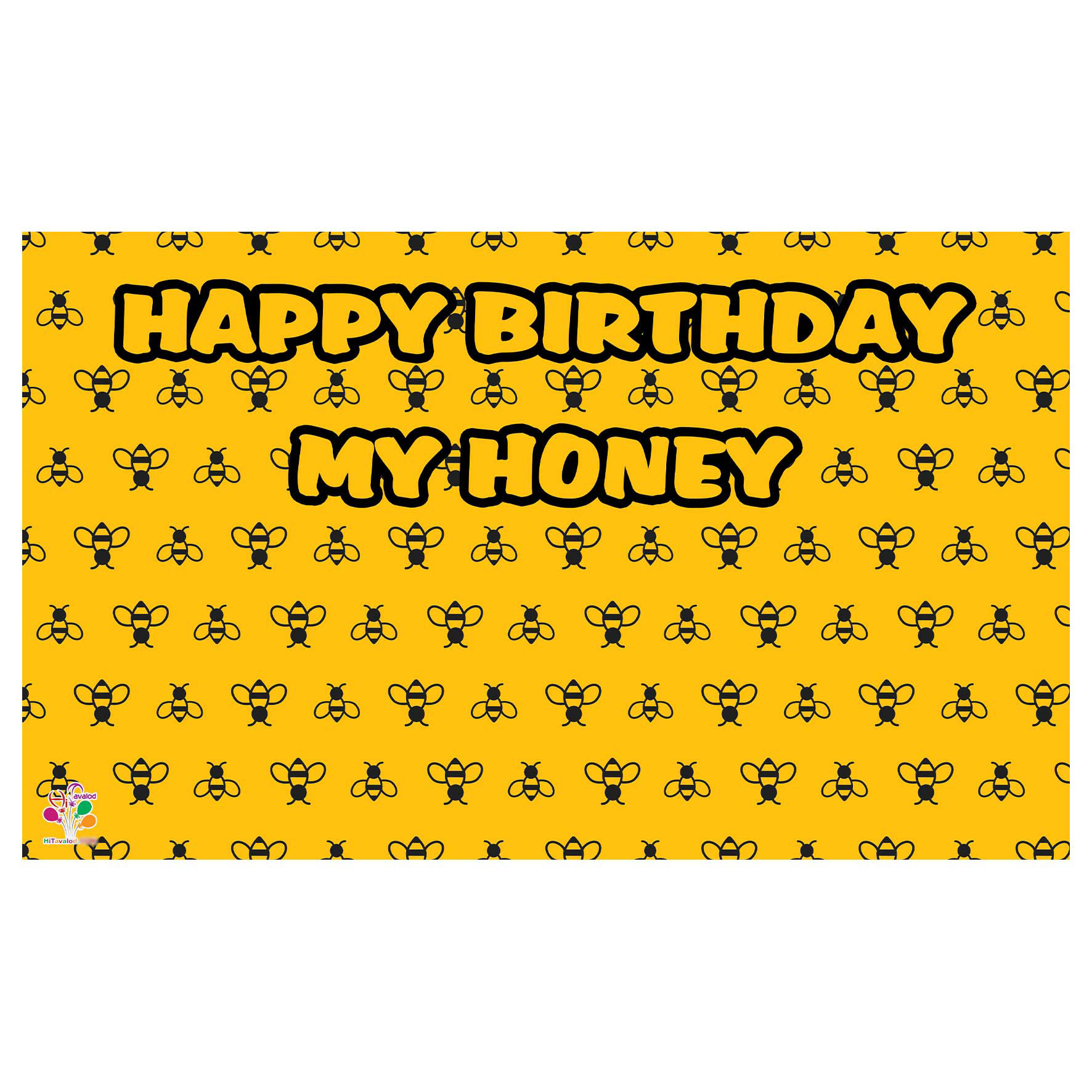  بنر تولد طرح زنبور کد 153