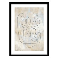 قیمت و خرید تابلو دکوراتیو مدل ابسترکت لاین‌آرت کد 0434