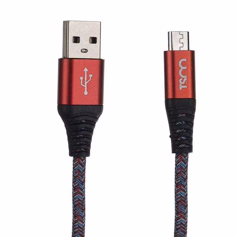 کابل تبدیل USB به microUSB تسکو مدل TC-A19 طول 2 متر