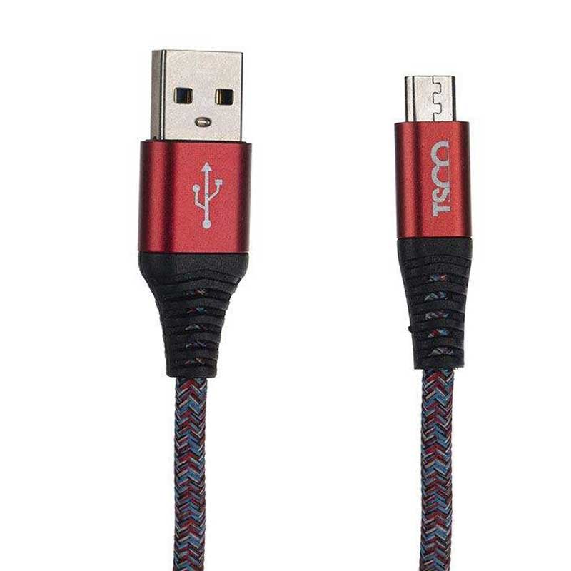 کابل تبدیل USB به microUSB تسکو مدل TC-A19 طول 2 متر