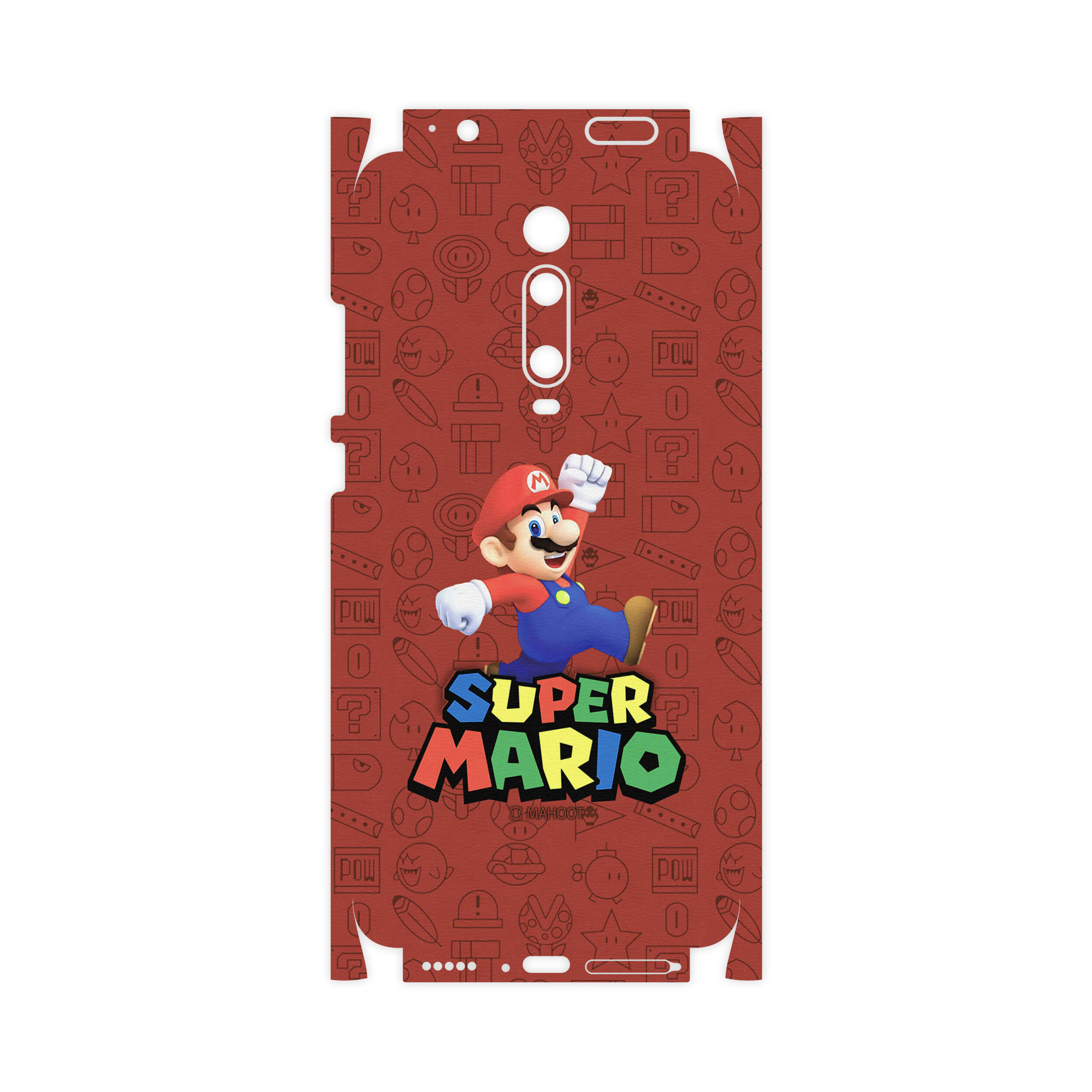 برچسب پوششی ماهوت مدل Super-Mario-Game-FullSkin مناسب برای گوشی موبایل شیائومی MI 9T