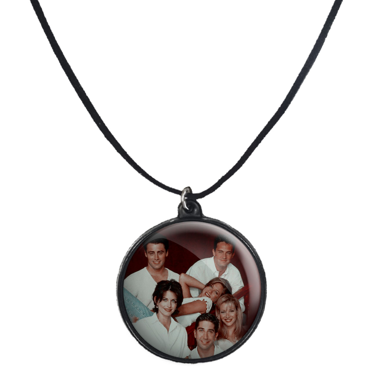 گردنبند پرمانه طرح فرندز کد pmb.18859مدل دو طرفه 