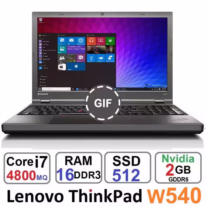 لپ تاپ Lenovo ThinkPad w540 Core i7 4800MQوssd512