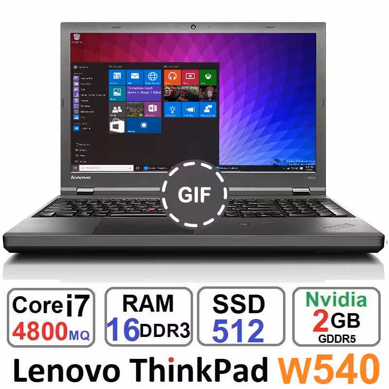لپ تاپ Lenovo ThinkPad w540 Core i7 4800MQوssd512
