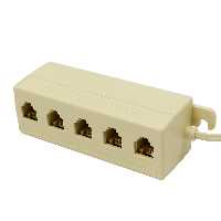 تبدیل 1به 5 سوکت تلفن