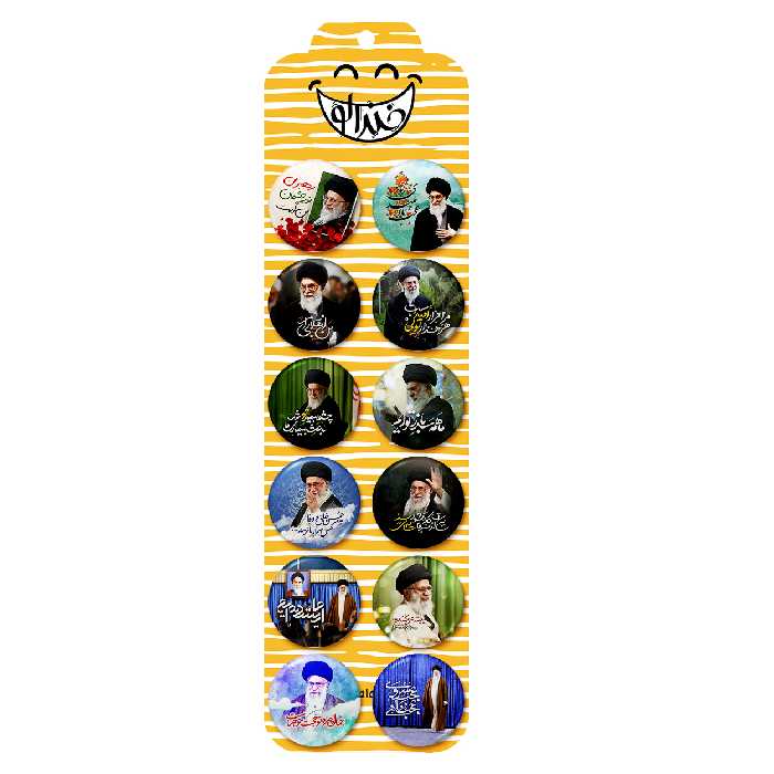 پیکسل خندالو طرح تصویر رهبر کد 137 مجموعه 12 عددی