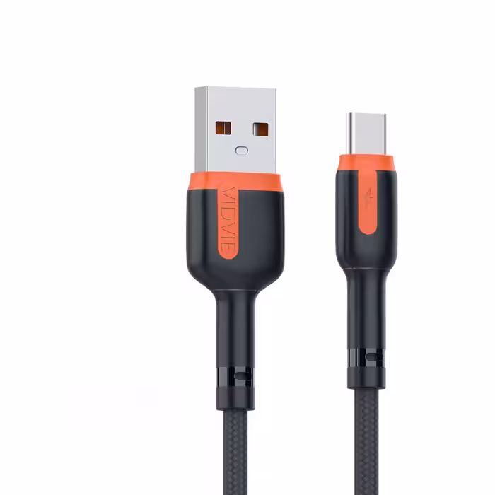 کابل شارژر USB به USB -C ویدوی مدل CB499 طول 1.2 متر
