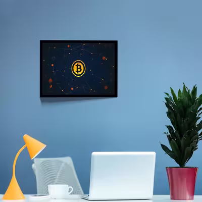 تابلو مدل bitcoin network کد F-11019