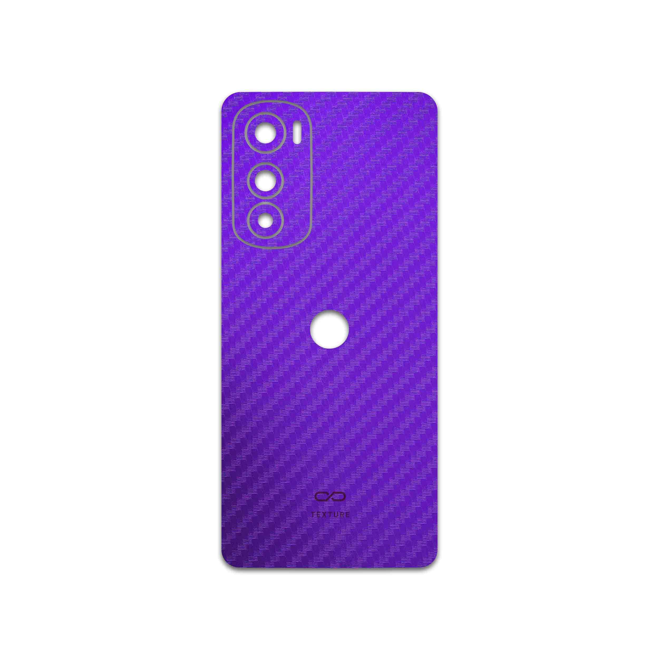 برچسب پوششی ماهوت مدل Purple-Fiber مناسب برای گوشی موبایل موتورولا Edge 30