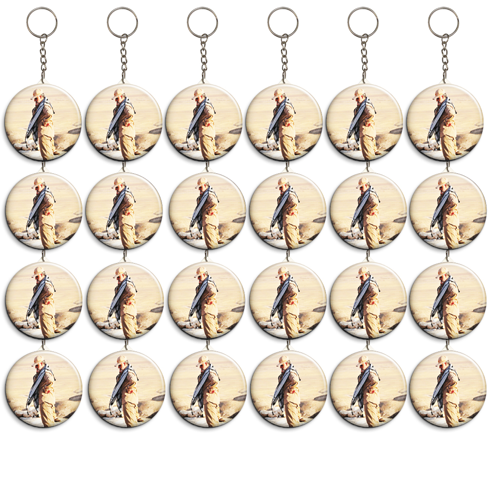 جاکلیدی گالری باجو طرح سردار شهید حاج قاسم سلیمانی کد 51 مجموعه 24 عددی