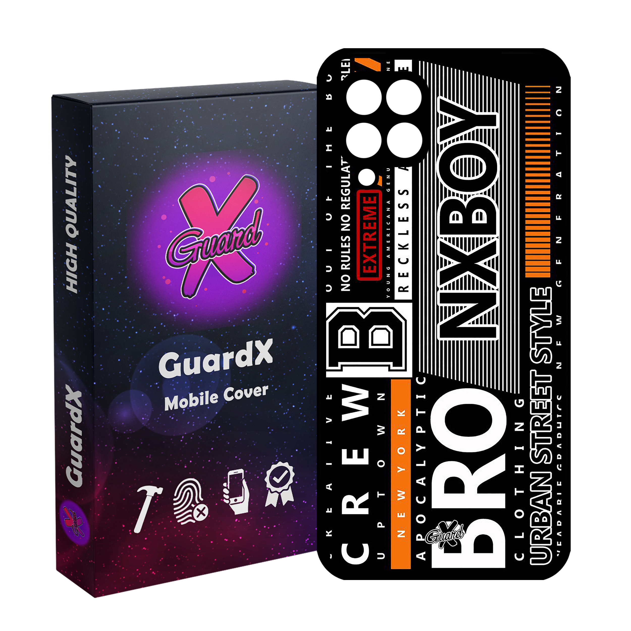 کاور گارد ایکس طرح Boy مدل Glass10527 مناسب برای گوشی موبایل سامسونگ Galaxy A22 4G