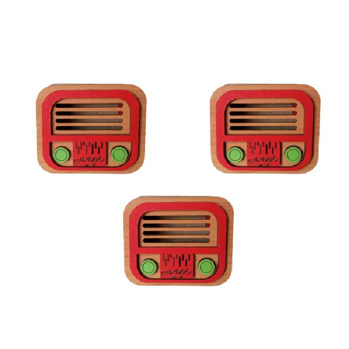 دکوری مدل رادیو کد 003 بسته 3 عددی