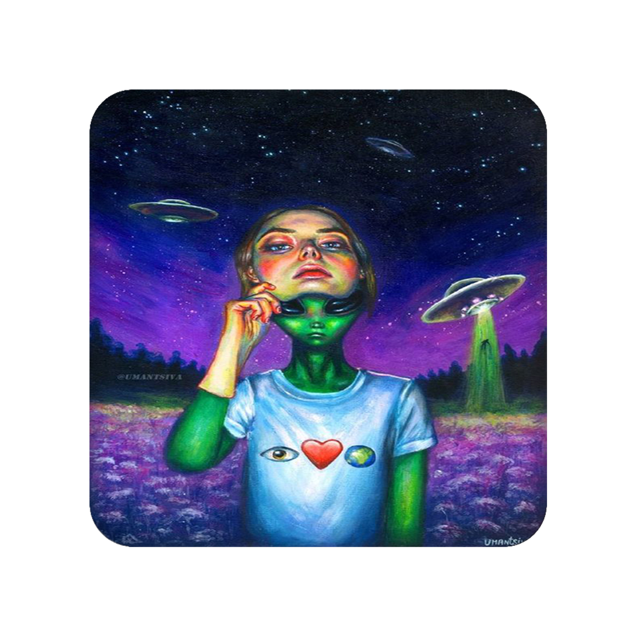 زیر لیوانی مدل دختر کد 1524