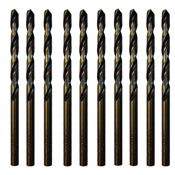 مجموعه 10 عددی مته آهن مدل HSS سایز 5 میلی متر