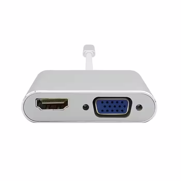 مبدل USB-C به HDMI/VGA مدل ph3206