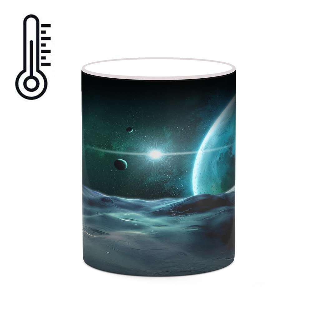 ماگ حرارتی کاکتی طرح فضا و کهکشان مدل mgh19997