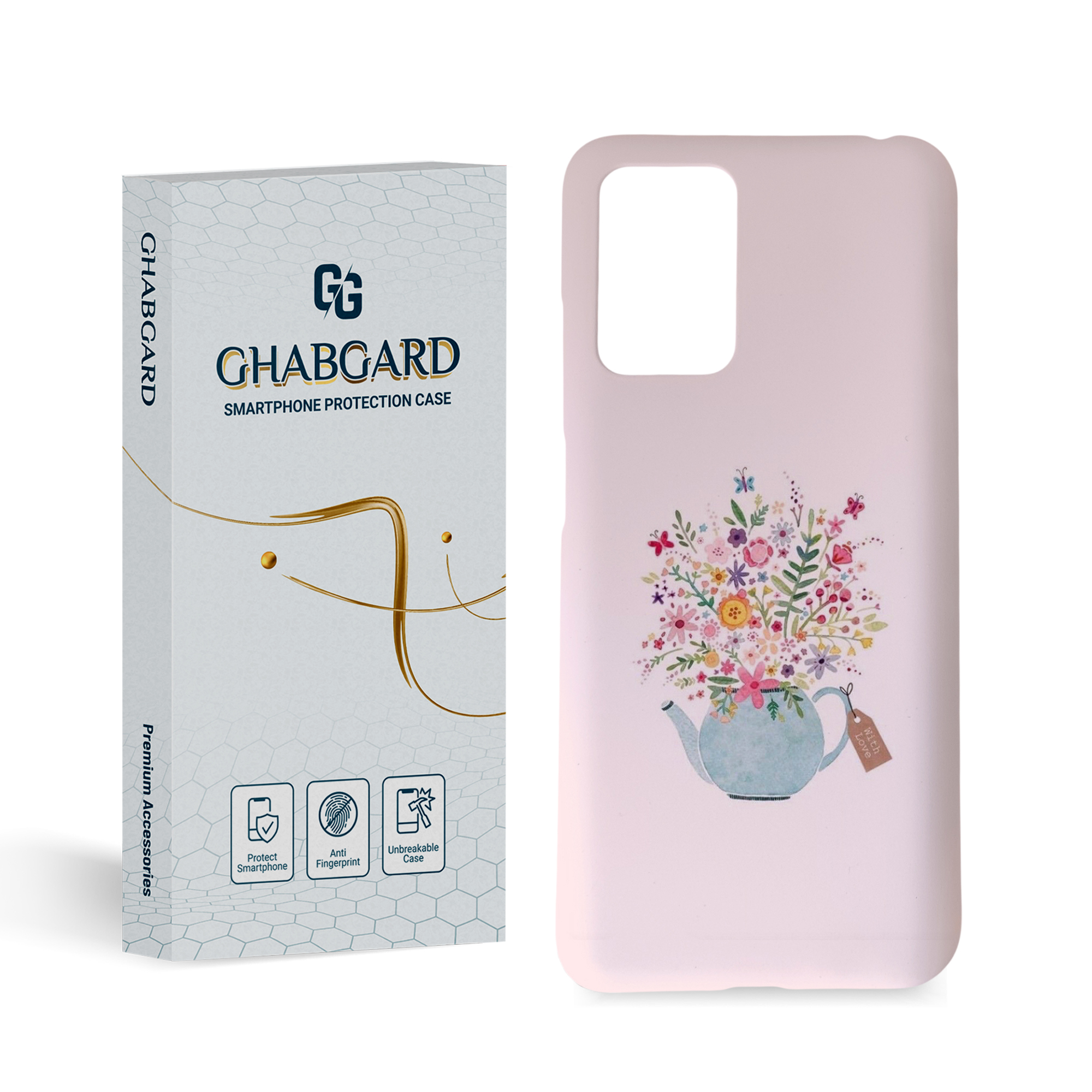  کاور قاب گارد مدل گل مناسب برای گوشی موبایل شیائومی redmi 10