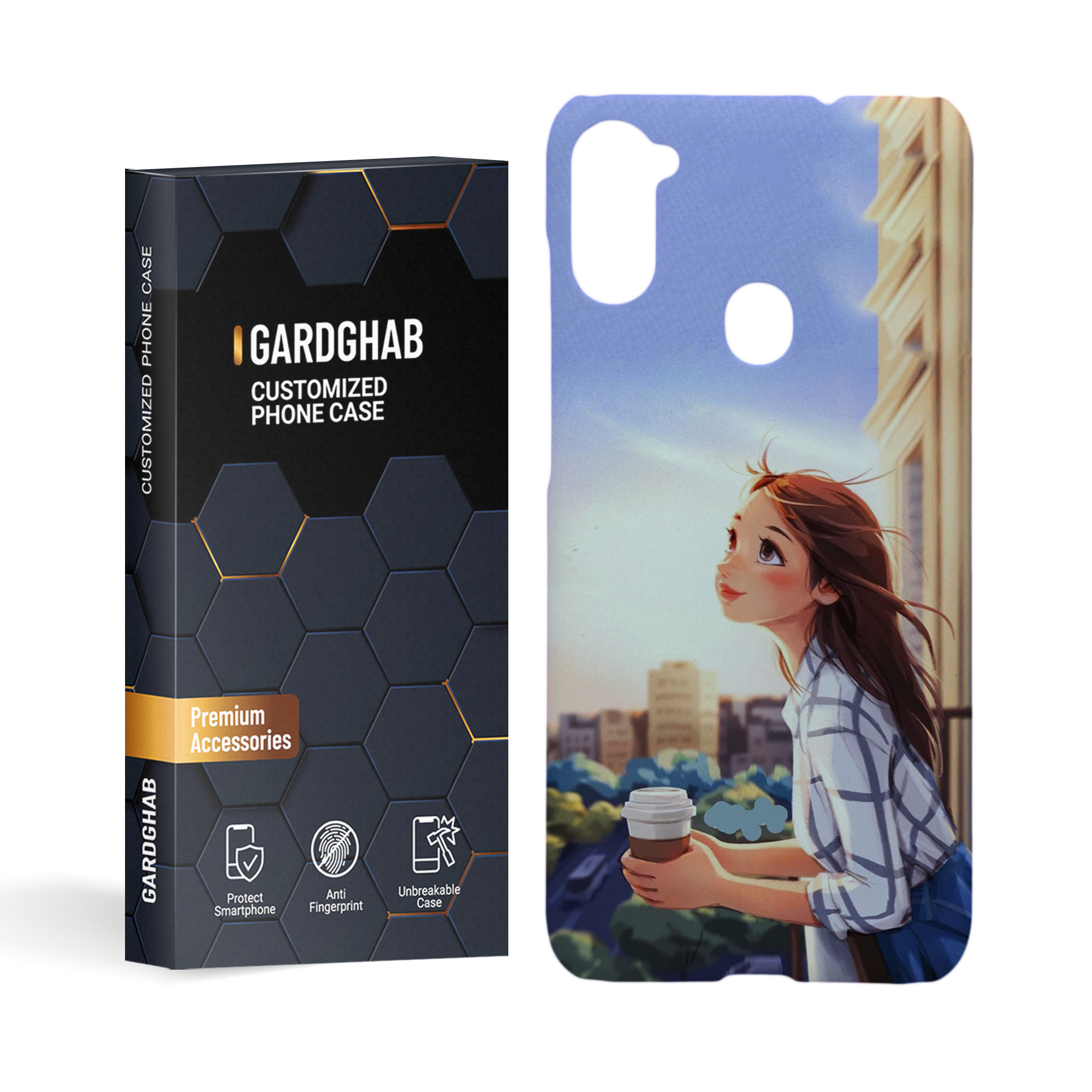  کاور گارد قاب مدل دخترانه مناسب برای گوشی موبایل سامسونگ galaxy a11