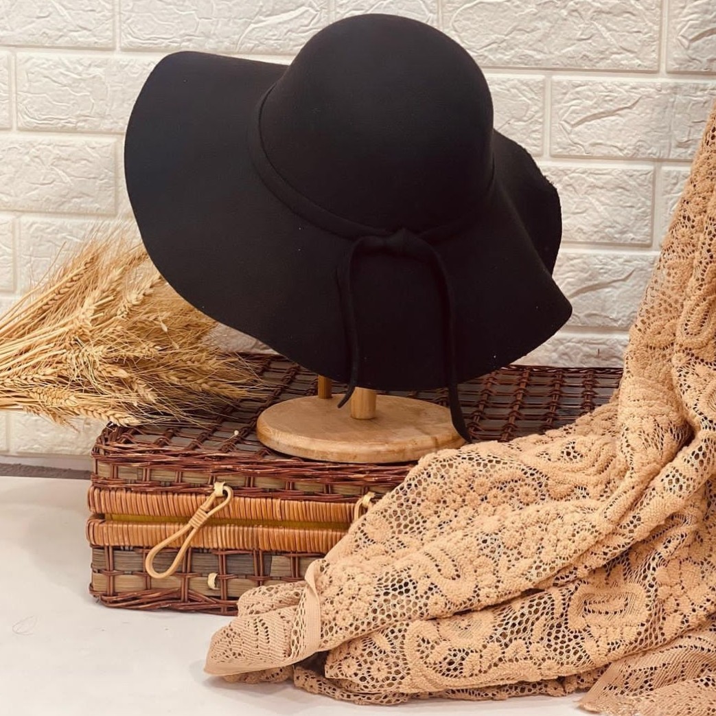 کلاه شهر زادی لبه بلند ( رنگبندی)