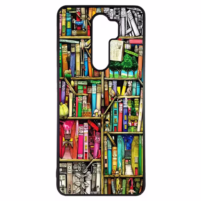 کاور طرح کتابخانه کد 1146 مناسب برای گوشی موبایل شیائومی redmi note 8 pro