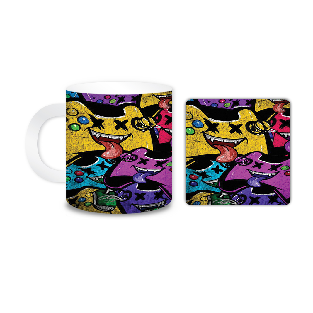 ماگ مدل مارشملو کد 2077 به همراه زیر لیوانی