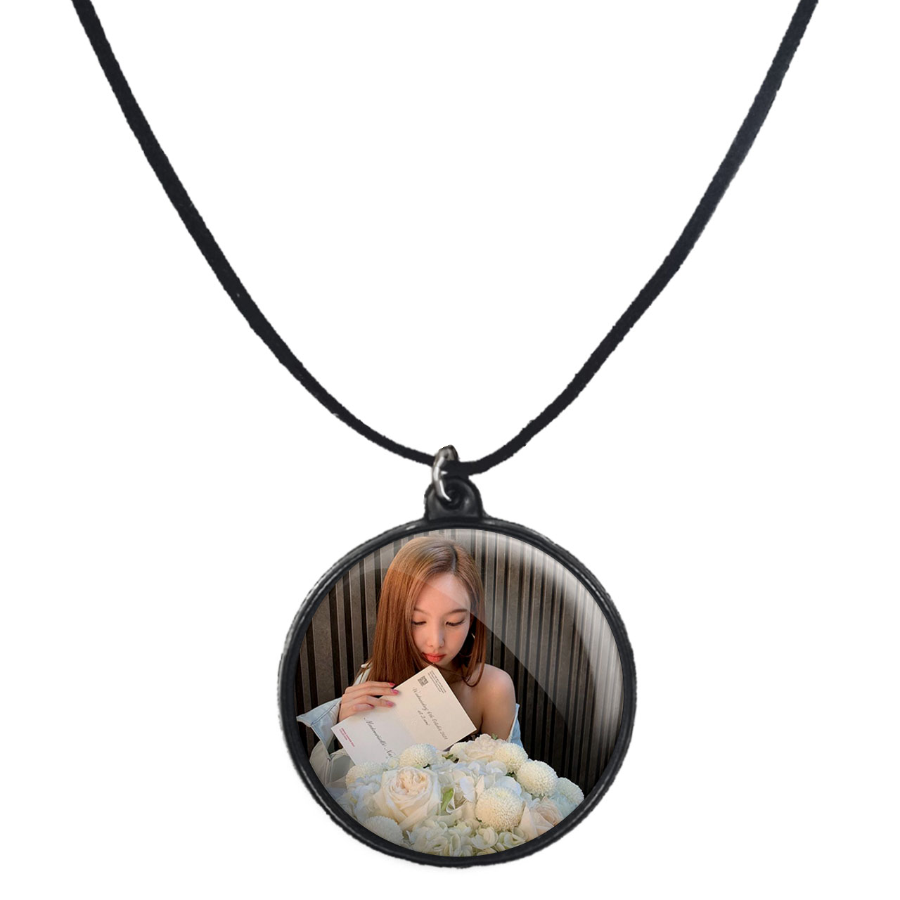 گردنبند پرمانه طرح تو ایس کد pmb.19530 مدل دو طرفه