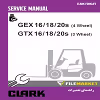 راهنمای تعمیرات ليفتراک کلارک مدل GEX16/18/20s,GTX16/18/20s
