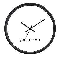 ساعت دیواری سال بردز طرح فرندز کد 011