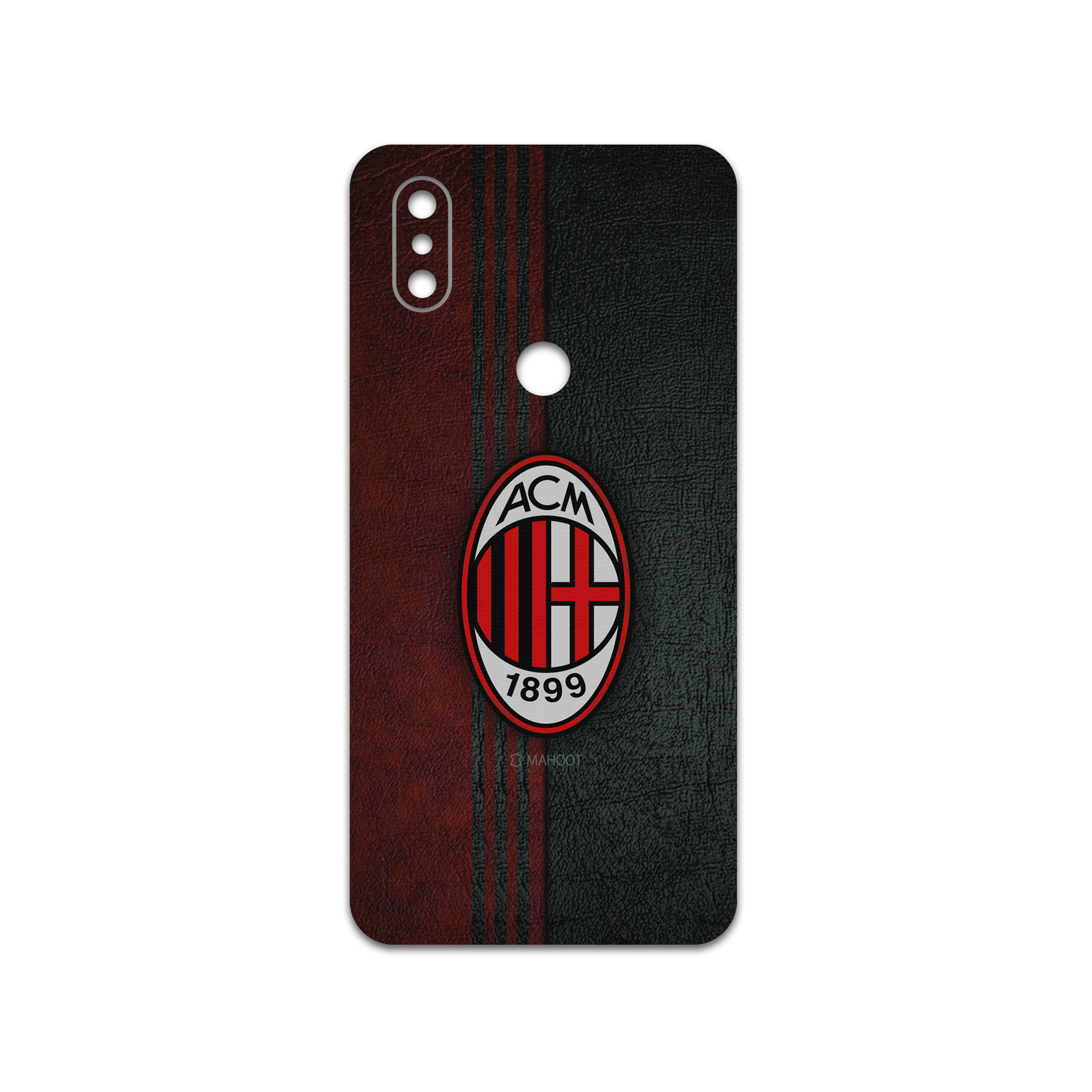 برچسب پوششی ماهوت مدل AC-Milan-FC مناسب برای گوشی موبایل شیائومی Mi Mix 3