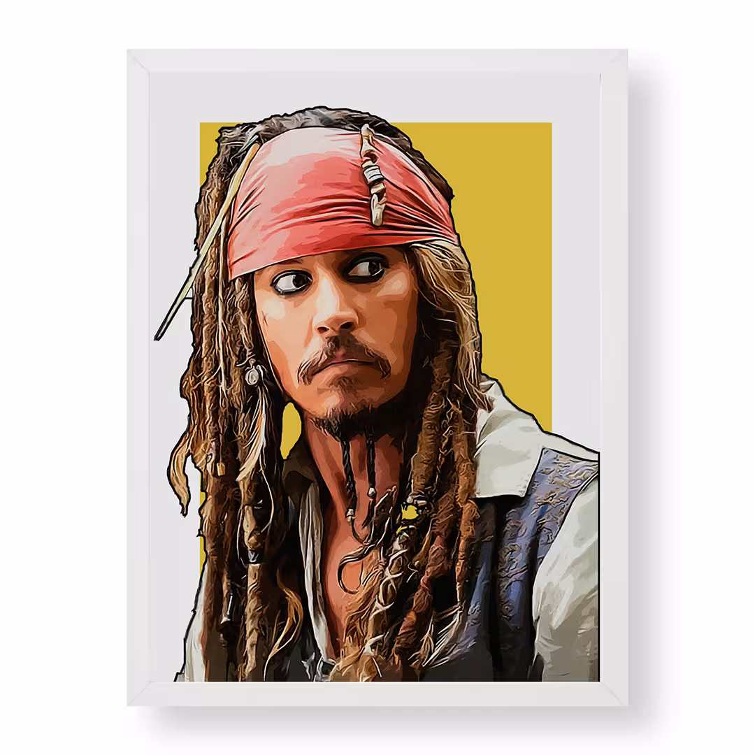 تابلو مدل Jack Sparrow.w1