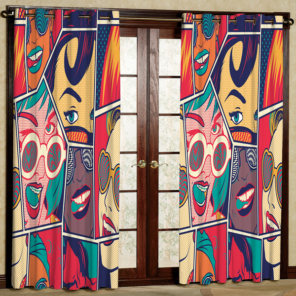 پرده مدل مخمل پانچی کد 7110 سایز 280x140 سانتی متر