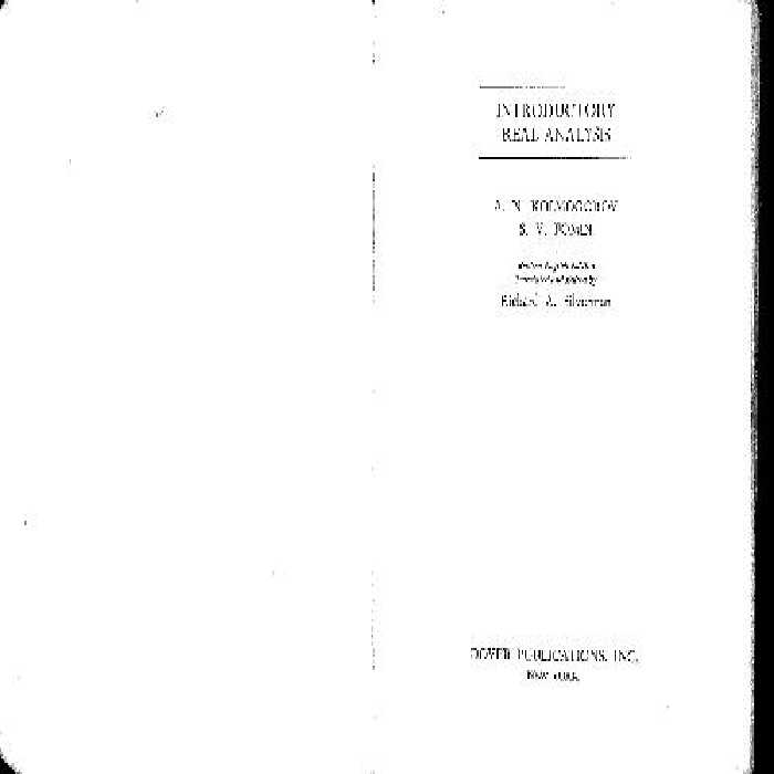 خرید و دانلود نسخه کامل کتاب Introductory Real Analysis