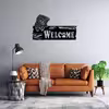 دیوارکوب ماهوت طرح گربه welcome