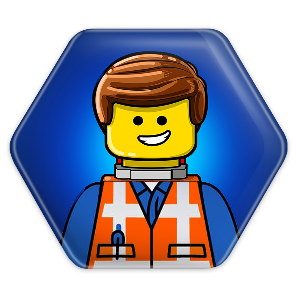 پیکسل خندالو طرح انیمیشن LEGO مدل شش ضلعی کد 3761